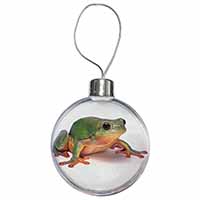 Tree Frog Reptile Christmas Bauble