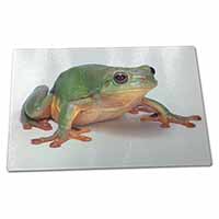 Large Glass Cutting Chopping Board Tree Frog Reptile