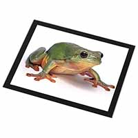 Tree Frog Reptile Black Rim High Quality Glass Placemat