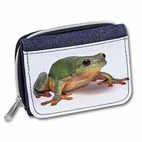 Tree Frog Reptile Unisex Denim Purse Wallet