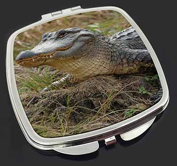 Crocodile Print Make-Up Compact Mirror