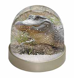 Crocodile Print Snow Globe Photo Waterball
