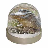 Crocodile Print Snow Globe Photo Waterball
