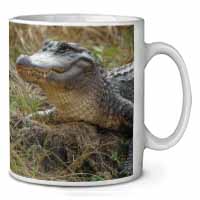 Crocodile Print Ceramic 10oz Coffee Mug/Tea Cup