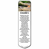 Nile Crocodile, Bird in Mouth Bookmark, Book mark, Printed full colour