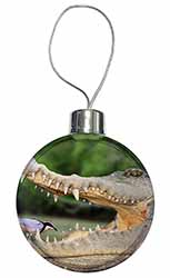 Nile Crocodile, Bird in Mouth Christmas Bauble