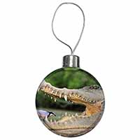 Nile Crocodile, Bird in Mouth Christmas Bauble