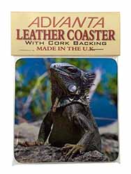 Lizard Single Leather Photo Coaster