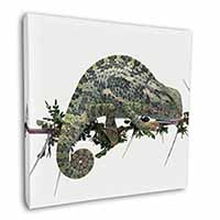 Chameleon Lizard Square Canvas 12"x12" Wall Art Picture Print