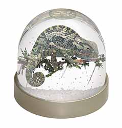 Chameleon Lizard Snow Globe Photo Waterball