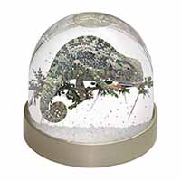 Chameleon Lizard Snow Globe Photo Waterball