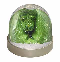 Green Tree Python Snake Snow Globe Photo Waterball