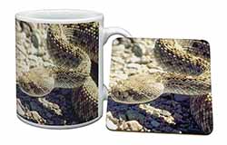 Rattle Snake Mug and Coaster Set