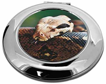 Boa Constrictor Snake Make-Up Round Compact Mirror