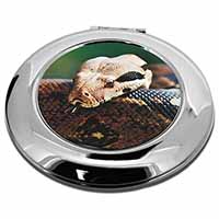 Boa Constrictor Snake Make-Up Round Compact Mirror