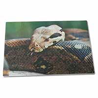 Large Glass Cutting Chopping Board Boa Constrictor Snake