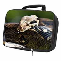 Boa Constrictor Snake Black Insulated School Lunch Box/Picnic Bag
