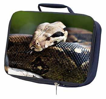 Boa Constrictor Snake Navy Insulated School Lunch Box/Picnic Bag