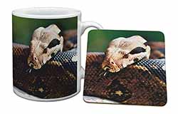 Boa Constrictor Snake Mug and Coaster Set
