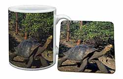 Giant Galapagos Tortoise Mug and Coaster Set