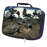Galapagos Tortoise Navy Insulated School Lunch Box/Picnic Bag