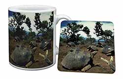 Galapagos Tortoise Mug and Coaster Set