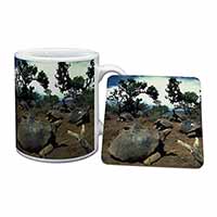 Galapagos Tortoise Mug and Coaster Set