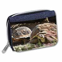 Giant Tortoise Unisex Denim Purse Wallet