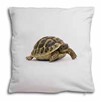 A Cute Tortoise Soft White Velvet Feel Scatter Cushion