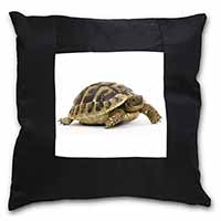 A Cute Tortoise Black Satin Feel Scatter Cushion