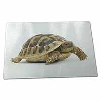 Large Glass Cutting Chopping Board A Cute Tortoise