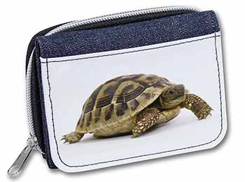 A Cute Tortoise Unisex Denim Purse Wallet
