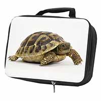 A Cute Tortoise Black Insulated School Lunch Box/Picnic Bag