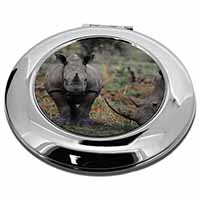 Rhinocerous Rhino Make-Up Round Compact Mirror