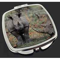 Rhinocerous Rhino Make-Up Compact Mirror