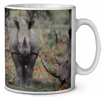 Rhinocerous Rhino Ceramic Coffee Mug/Tea Cup