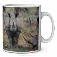 Rhinocerous Rhino Ceramic 10oz Coffee Mug/Tea Cup