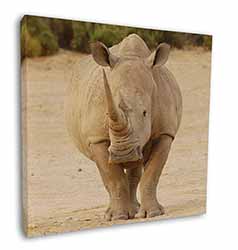 Rhinocerous Rhino Square Canvas 12"x12" Wall Art Picture Print
