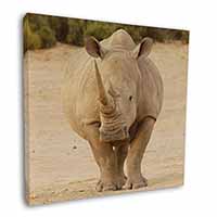 Rhinocerous Rhino Square Canvas 12"x12" Wall Art Picture Print