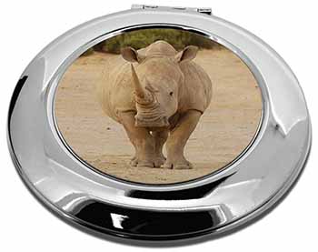 Rhinocerous Rhino Make-Up Round Compact Mirror