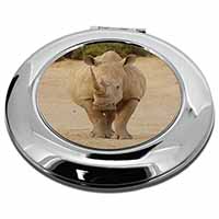 Rhinocerous Rhino Make-Up Round Compact Mirror