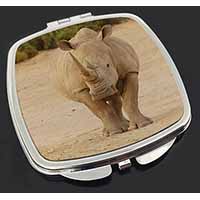 Rhinocerous Rhino Make-Up Compact Mirror