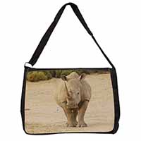 Rhinocerous Rhino Large Black Laptop Shoulder Bag School/College