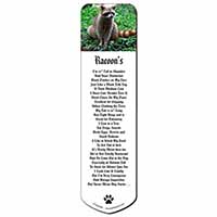 Racoon Lemur Bookmark, Book mark, Printed full colour