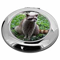 Racoon Lemur Make-Up Round Compact Mirror