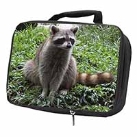 Racoon Lemur Black Insulated School Lunch Box/Picnic Bag