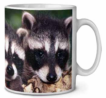 Cute Baby Racoons Ceramic 10oz Coffee Mug/Tea Cup