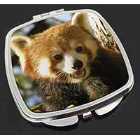 Red Panda Bear Make-Up Compact Mirror