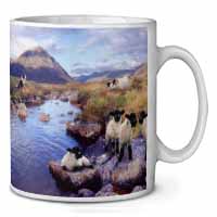 Border Collie on Sheep Watch Ceramic 10oz Coffee Mug/Tea Cup