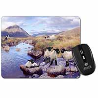 Border Collie on Sheep Watch Computer Mouse Mat